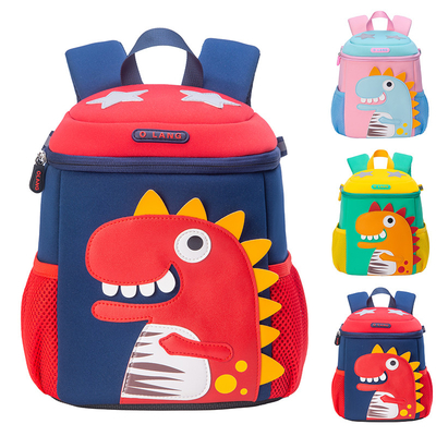 Anaokulu Suya Dayanıklı Çocuklar Sırt Çantası Mochila Dinozor 3D Sevimli Karikatür Toddler Bookbag