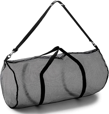 Mesh Spor Spor Çantası Çok Amaçlı Büyük Boy Spor Çantası Fermuarlı Ayarlanabilir