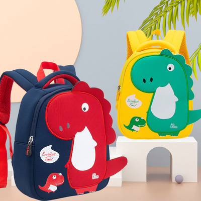 3d Dinozor Suya Dayanıklı Çocuklar Sırt Çantası Karikatür Çocuk Okul Çantaları OEM