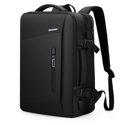 Polyester Oxford Hafif Dizüstü Sırt Çantası Erkekler USB 17 inç Laptop Çantası