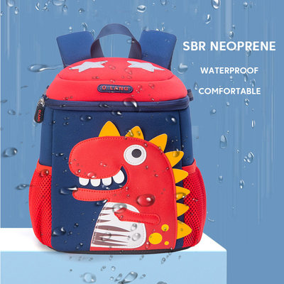 Anaokulu Suya Dayanıklı Çocuklar Sırt Çantası Mochila Dinozor 3D Sevimli Karikatür Toddler Bookbag