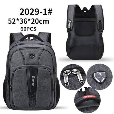 Erkek Polyester Naylon Seyahat Sırt Çantası Suya Dayanıklı 20 İnç Laptop Çantası Erkekler