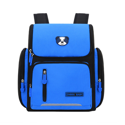 Birincil Deri Okul Sırt Çantaları Erkek Kız Çocuk Ortopedik Mochila 42*32*20 cm