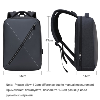 ODM USB Laptop Sırt Çantası Hırsızlığa Karşı 15.6 İnç Erkekler Seyahat Eğlence Okul Sırt Çantası