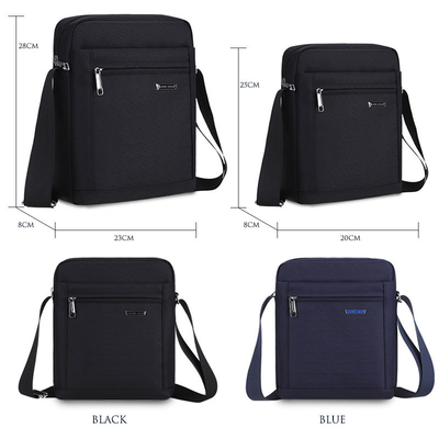 Oxford Crossbody Omuz Çantası Su Geçirmez İş Seyahati Laptop Çantası Çanta