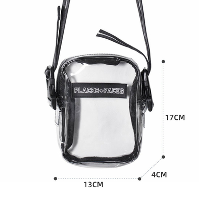 Places Faces Fashion Fanny Pack ODM Şeffaf PVC Yan Çanta