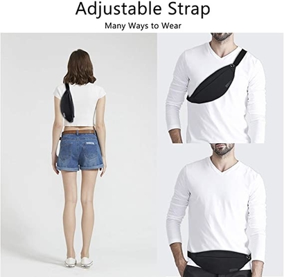Erkekler Kadınlar için OEM Su Geçirmez Koşu Fanny Paketi Ayarlanabilir Unisex Bum Çanta