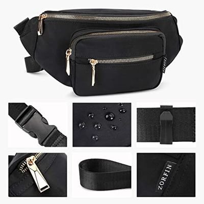 Kadın Erkek Moda Fanny Paketi / Seyahat İçin Su Geçirmez Bel Çantası Koşu Yürüyüş Yürüyüş