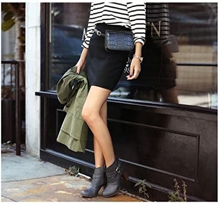 Timsah Küçük Crossbody Fanny Pack Cep Telefonu Cepli Pu Deri Çantalar