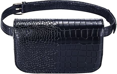 Timsah Küçük Crossbody Fanny Pack Cep Telefonu Cepli Pu Deri Çantalar