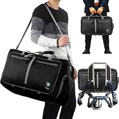 Katlanabilir Spor Spor Çantası 60l Duffel Sırt Çantası Kadın Erkek Hafif Su Geçirmez