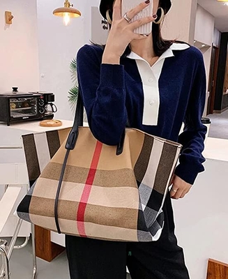 Kanvas Bayan Lüks Çanta Büyük Kapasiteli Ferah Bayan Crossbody Çanta