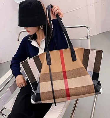 Kanvas Bayan Lüks Çanta Büyük Kapasiteli Ferah Bayan Crossbody Çanta